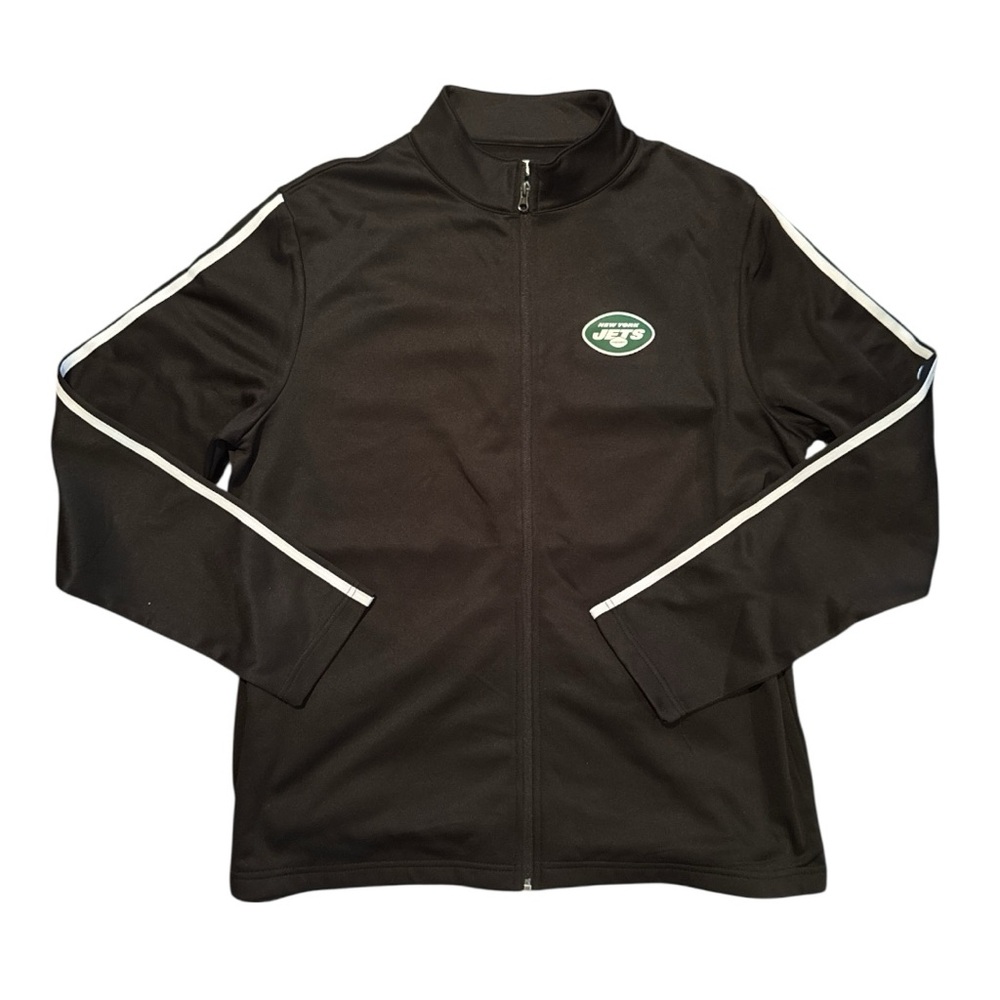 NFL Team Apparel NY Jets Full Zip Track Jacket Sz Large- NWOT